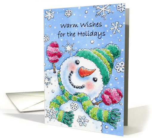 Warm Holiday Wishes card (713853)