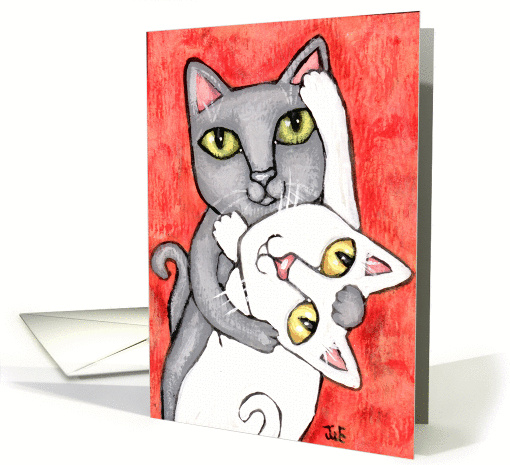Tango Cats Cat Engagement card (172315)