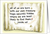 Treasure Maps card