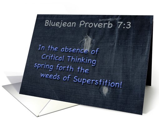 Bluejean Proverbs 7:3 card (524312)