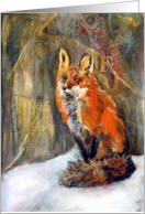 red fox card