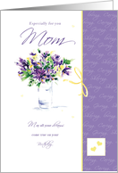 Mom Irises card