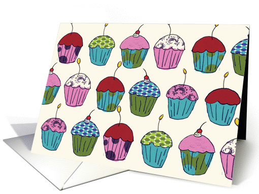 Birthday Cakes card (177032)