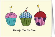 Birthday Cakes Invitation card