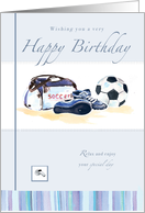 Soccer Happy Birthday card