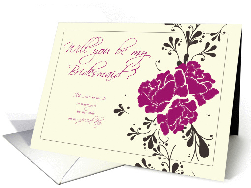 Will you be my Bridesmaid? card (209632)