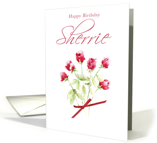 Sherrie Birthday card (211527)