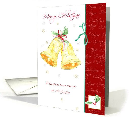 Christmas Bells card (316649)