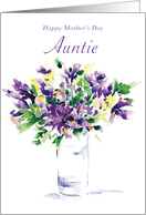 Mothers day Auntie card