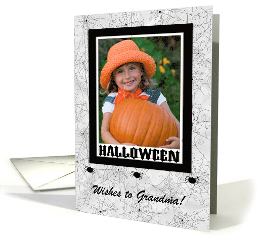 To Grandma, Spiders & Spider Webs, Halloween, Photo card (1171382)