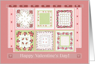 Flower Quilt, Valentine for Grandma card