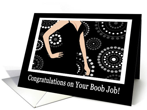 Congratulations on Your Boob Job card (368549)