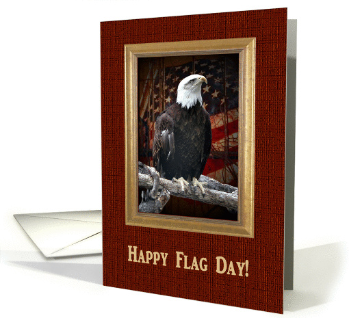 Eagle, Happy Flag Day card (383476)