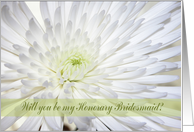 Chrysanthemum, Will you be my Honorary Bridesmaid? card