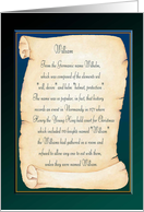 Meaning of William, Name Day! card