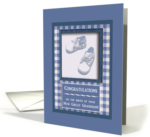 Baby Shoes, Congratulations on the birth of your New Great... (482340)