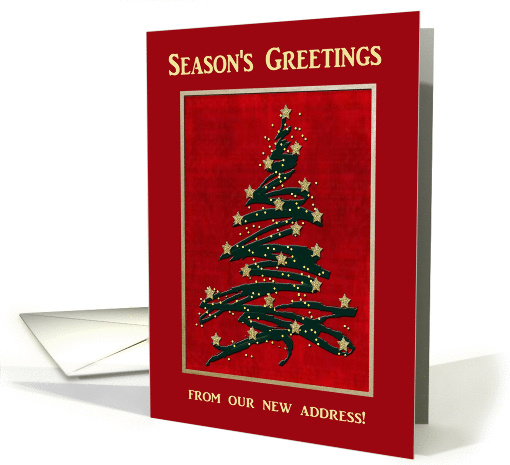 Green Christmas Tree, Stars on Red, Season's Greetings,... (504906)