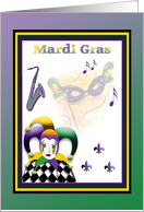 Mardi Gras card