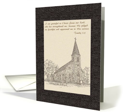 Ordination for Minister, Church, Invitations card (554563)