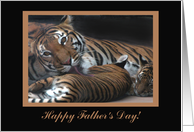 Father’s Day, From Daughter, Tiger Family card