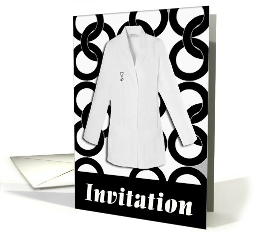 Invitation, White Coat Ceremony card (628663)