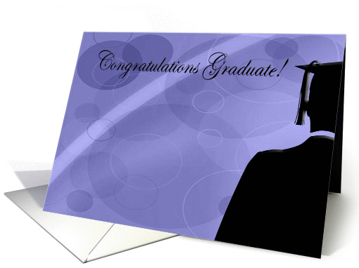 Congratulations Graduate, Purple, For Him card (814806)