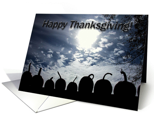 Thanksgiving Pumpkins and the Sky card (876663)