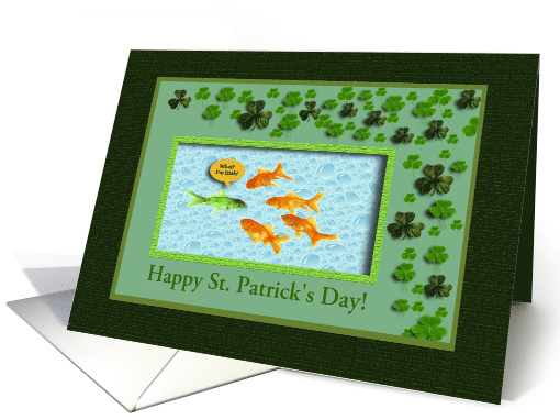 St. Patrick's Day, Goldfish Humor card (909604)