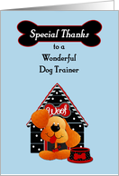 Thank You Dog Trainer card