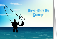 Fishing, Happy Father’s Day, Grandpa card