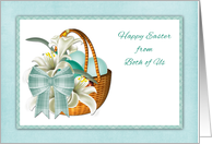 Easter Basket, Blessings, From Both of Us card