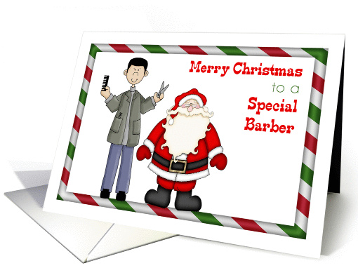 Merry Christmas, Barber card (1337314)