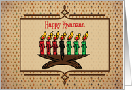 Kinara, Happy Kwanzaa card