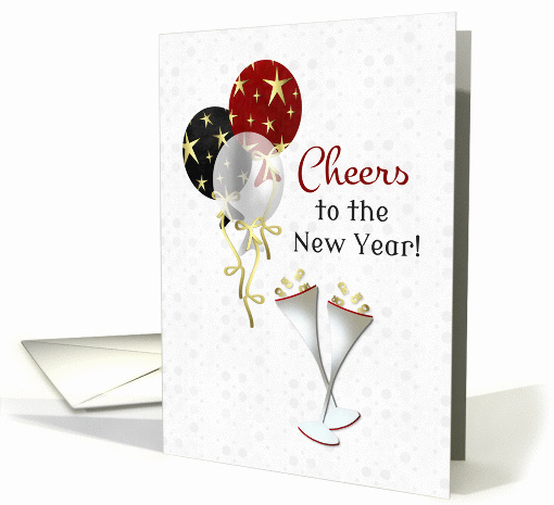 New Year Cheers card (1341974)