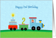 Happy 2nd Birthday, Train card