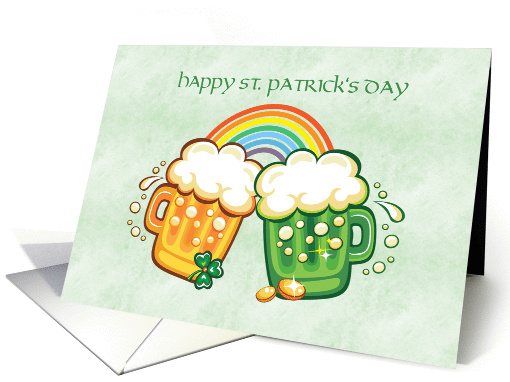 St. Patrick's Day, Beer, Rainbow card (1356424)