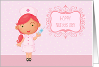 Nurses Day, Cute Nurse card
