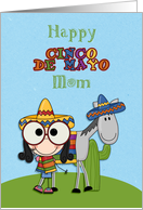 Cinco de Mayo, Donkey, For Mom card