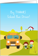 Thank You School Bus Driver, Country Road card