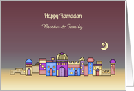 Colorful Mosques, Ramadan, Customize card