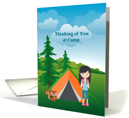 Thinking of you at Camp, Girl card (1383908)