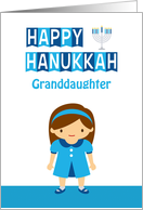 Happy Hanukkah for Granddaughter card