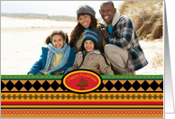 Geometric Pattern, Kwanzaa Photo Card