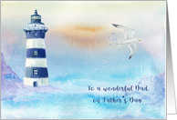 Lighthouse Scenic for Dad on Father’s Day card