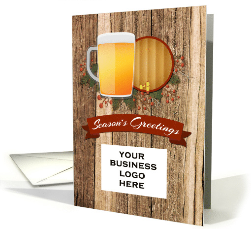Brewery Business Season's Greetings Customize card (1453272)
