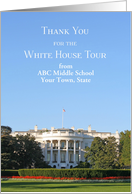 Thank You for White House Tour Customize card