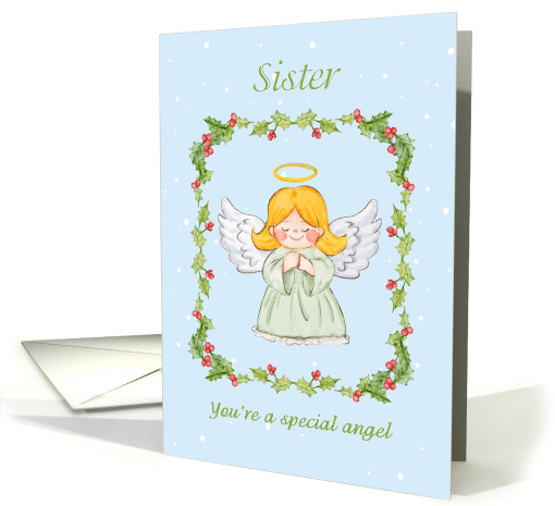 Christmas Angel for Sister card (1487366)