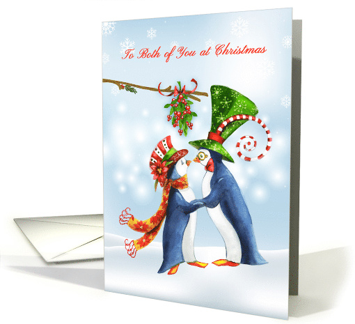 Christmas Penguins for Both of You card (1493632)