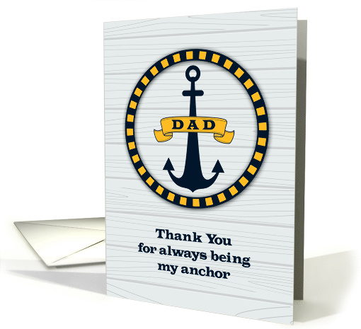 For Dad Father's Day with Anchor card (1520760)
