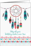 Dreamcatcher Birthday Wishes card